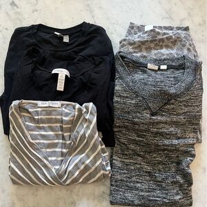 Bundle of 5 Maternity Shirts s/xs